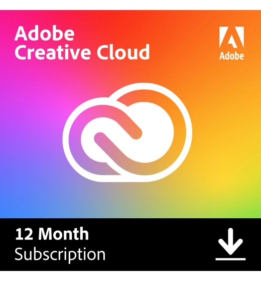 Adobe Creative Cloud Individual (all apps) | Subscription | 1 Year | 100 GB Cloud